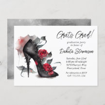 Gothic Mode Stilettos with Röd ros Studenten