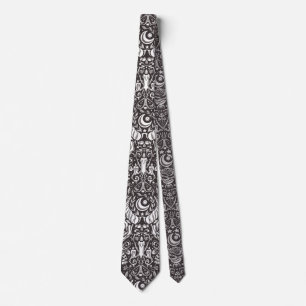 Gothic monokrome mönster slips