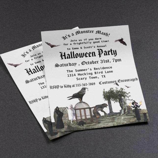 Gothic Monster Mash Halloween Häxa Budget (Skapare uppladdad)