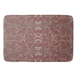 Gothic Mönster Red Bath Mat Badrumsmatta