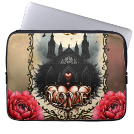 Gothic Moon –Eternal Love Beneath the Midnight Sky Laptop Fodral