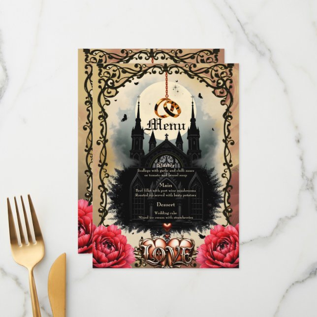 Gothic Moon –Eternal Love Beneath the Midnight Sky Meny (Fram/Back In Situ)