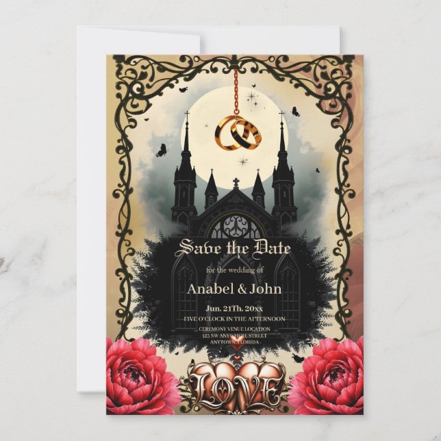 Gothic Moon –Eternal Love Beneath the Midnight Sky Spara Datumet (Framsida)