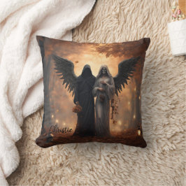 Gothic Mörk Angel Couple Kudde