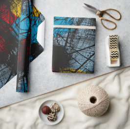 Gothic Mörk blått Black Red-Gulten Presentpapper