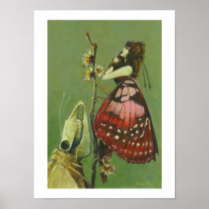 Gothic Moth Dam Poster