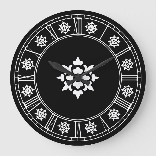 Gothic Motif Stor Klocka (Framsida)