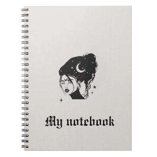 Gothic Muse - Mörk Beauty Journal Anteckningsbok