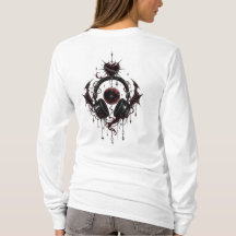 Gothic Mystic Eye T-Shirt – Mörk Fantasy Occult Sy