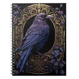 Gothic Mystical Raven Anteckningsbok