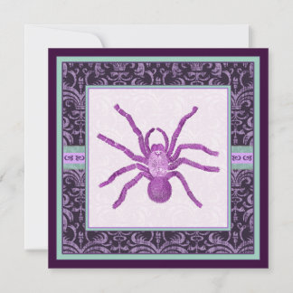 Gothic Natt Halloween Välj din Poison Spider Inbjudningar