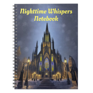 Gothic Night Cathedral Anteckningsbok