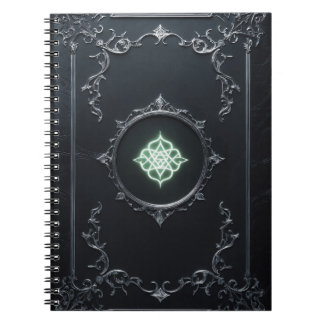 Gothic Notebook – Dark Aesthetic Mystic Symbol Anteckningsbok