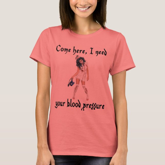 Gothic Nurse Tee Shirt (Framsida)