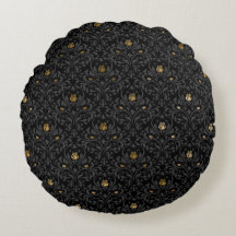 Gothic Nursery Black Ro Damask