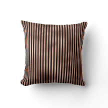 Gothic Nursery Black & Ro Guld Stripe