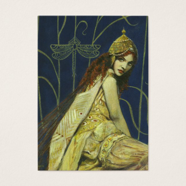 Gothic Nymph ACEO Artists Trading Cards Visitkort (Framsidan)