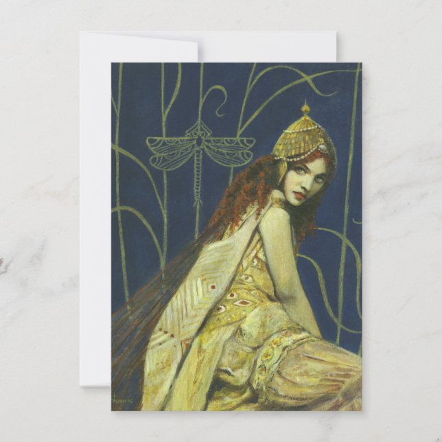 Gothic Nymph-inbjudan Inbjudningar (Framsida)