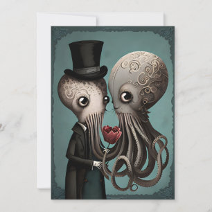 Gothic Octopus par Julkort