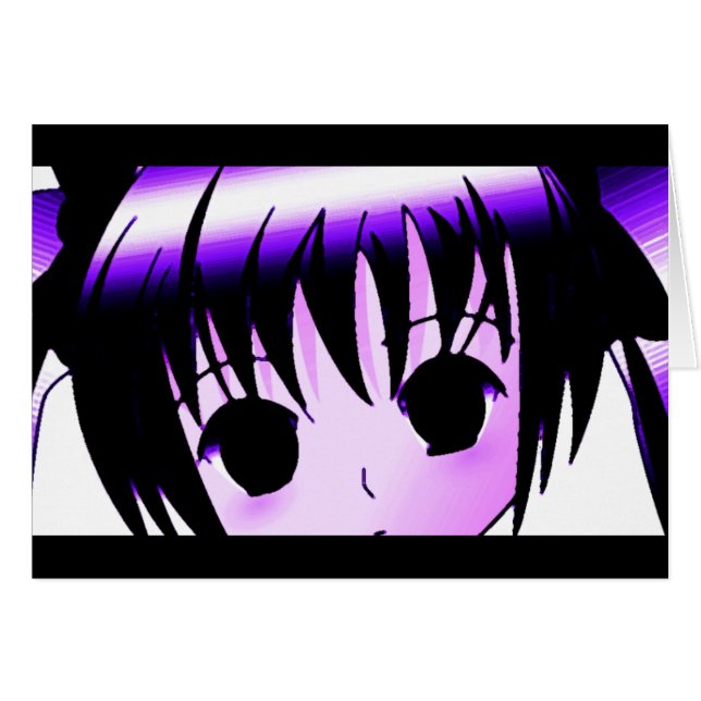 Gothic Öga Hälsningskort (Framsidan Horizontal)