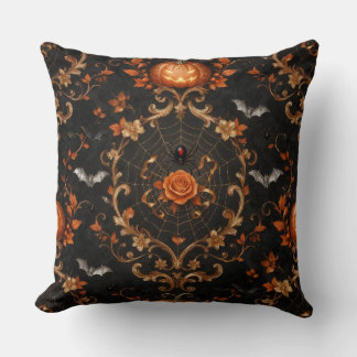 Gothic Orange Pumpakudde - Halloween Kudde