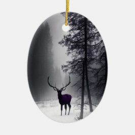 Gothic Ornament Elk i Skogen