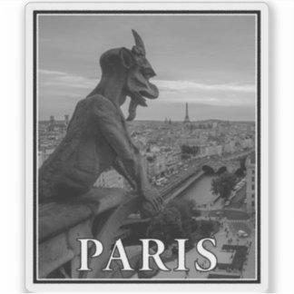 Gothic Paris Klistermärken