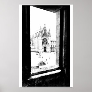 Gothic Paris. Sainte-Chapelle de Vincennes. Frankr Poster