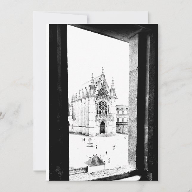 Gothic Paris. Sainte-Chapelle de Vincennes. Frankr Tack Kort (Framsida)