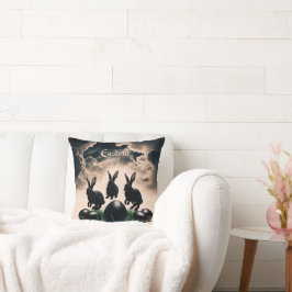 Gothic Påsk - Mörk Bunnies & Mysterious Eggs Kudde