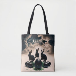 Gothic Påsk - Mörk Bunnies & Mysterious Eggs Tot Tygkasse