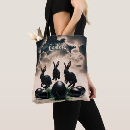 Gothic Påsk - Mörk Bunnies & Mysterious Eggs Tygkasse