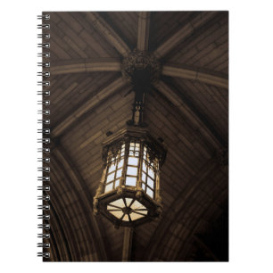 Gothic Pendant Light Spiral Photo Notebook Anteckningsbok