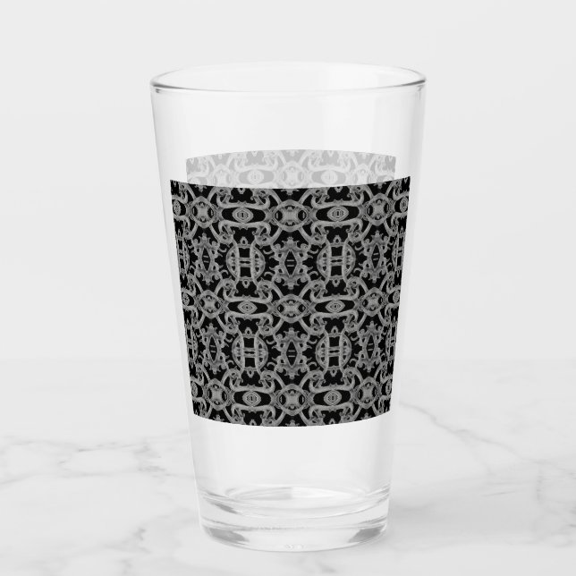 GOTHIC Pint Drinking Glass Glaskopp (Framsida)