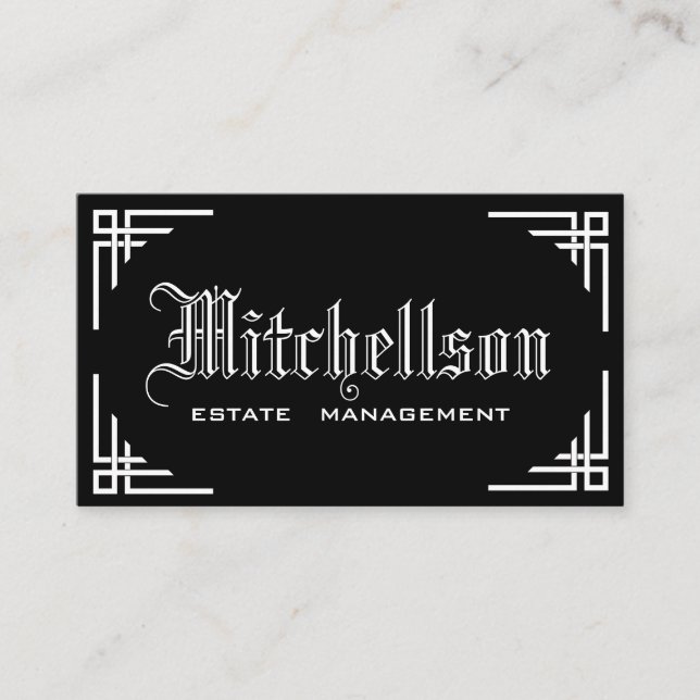 Gothic Pizzazz Visitkort (Framsida)