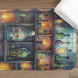 Gothic Potion Flaskor - Mörk Apothecary Badrumsmatta