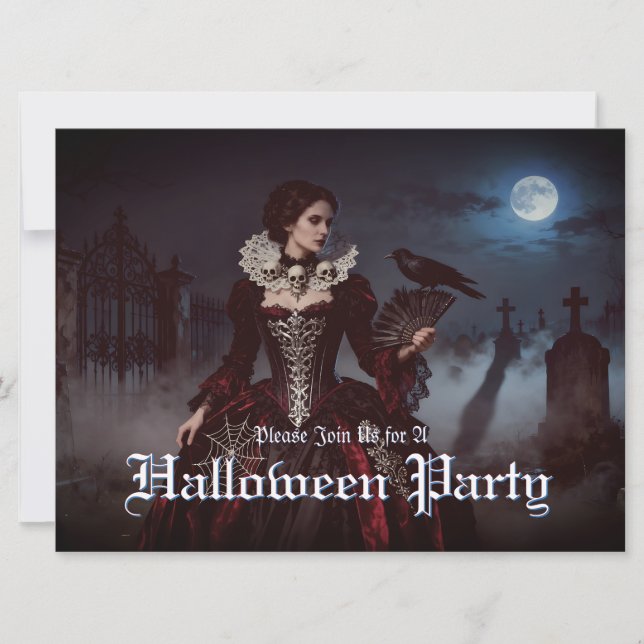 Gothic Queen i Moonlit Graveyard (Framsida)