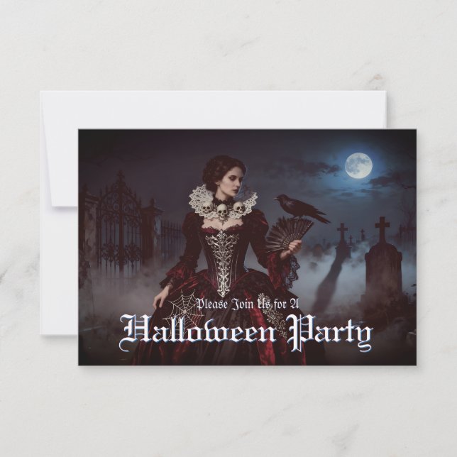 Gothic Queen i Moonlit Graveyard (Framsida)