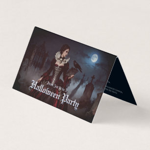 Gothic Queen i Moonlit Graveyard Kort