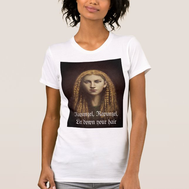 Gothic Rapunzel Women's T-shirt (Framsida)