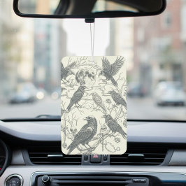 Gothic Raven Car Freshener – Full Moon
