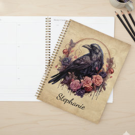 Gothic Raven & Roses – Personalized Chic
