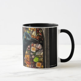 Gothic Raven Stached Glass Gothic Digital Art Mugg