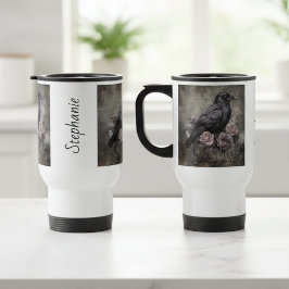 Gothic Raven with Roses Dark Resemugg