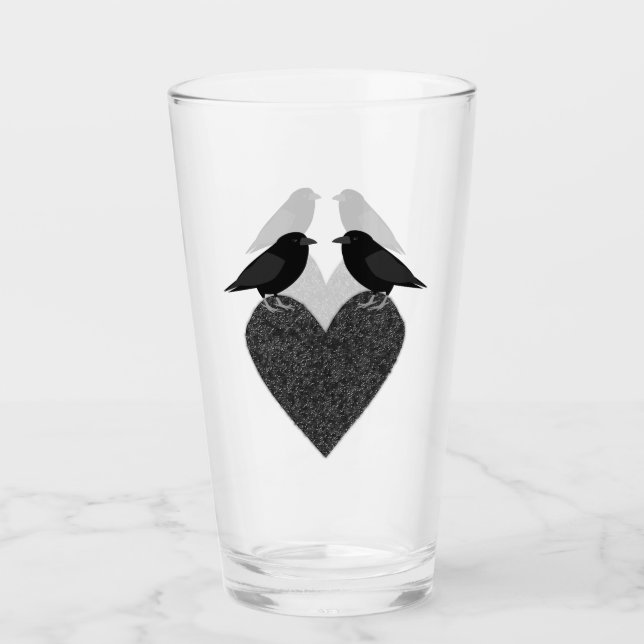 Gothic Ravens and Black Heart Glaskopp (Framsida)