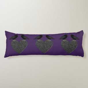 Gothic Ravens and Black Heart Kroppskudde