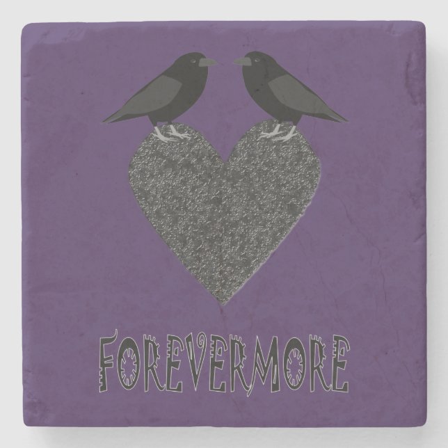 Gothic Ravens and Black Heart Stenunderlägg (Framsidan)