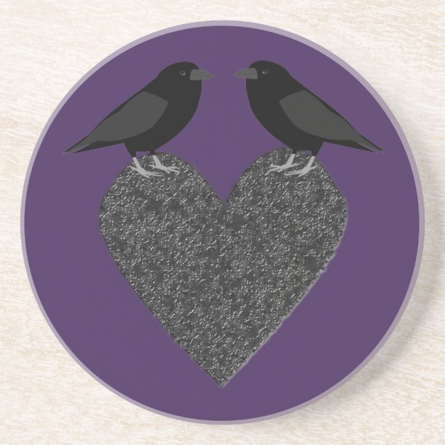 Gothic Ravens and Black Heart Underlägg (Framsidan)
