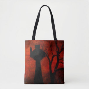 Gothic Red Halloween Night Tygkasse