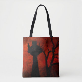 Gothic Red Halloween Night Tygkasse